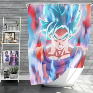 Goku Anime Boy Shower Curtain