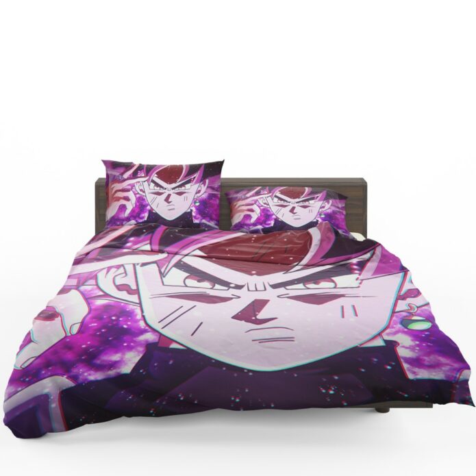 Goku Black Super Saiyan Rose Bedding Set 1