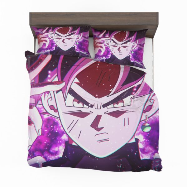 Goku Black Super Saiyan Rose Bedding Set 2