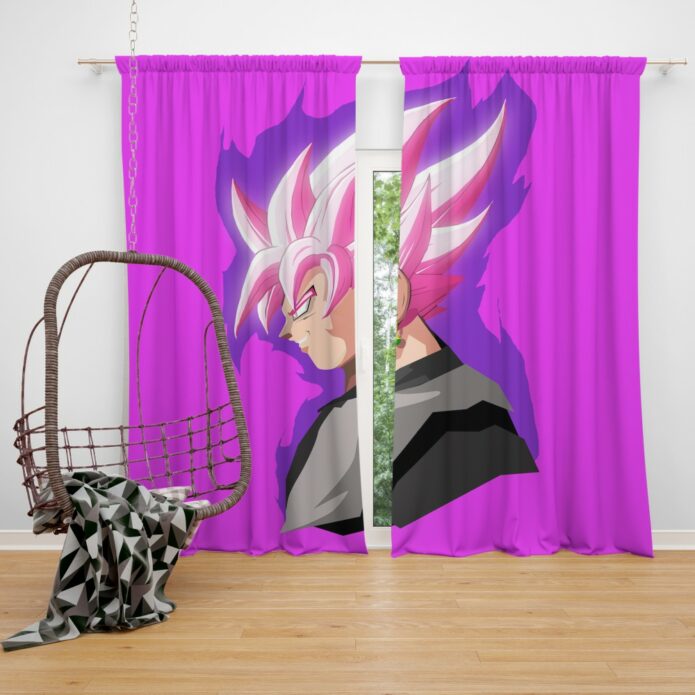 Goku Dragon Ball Cute Anime Bedroom Window Curtain