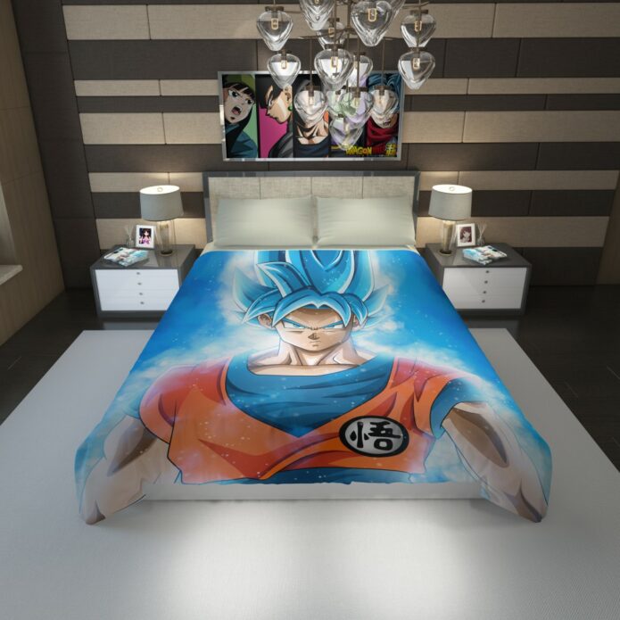 Goku Japanese Hero Anime Duvet Cover 1