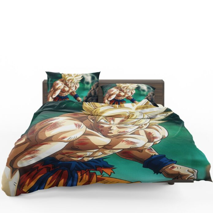 Goku Super Saiyan Dragon Ball Anime Bedding Set 1