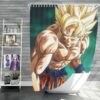 Goku Super Saiyan Dragon Ball Anime Shower Curtain