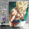 Goku Super Saiyan Dragon Ball Anime Shower Curtain