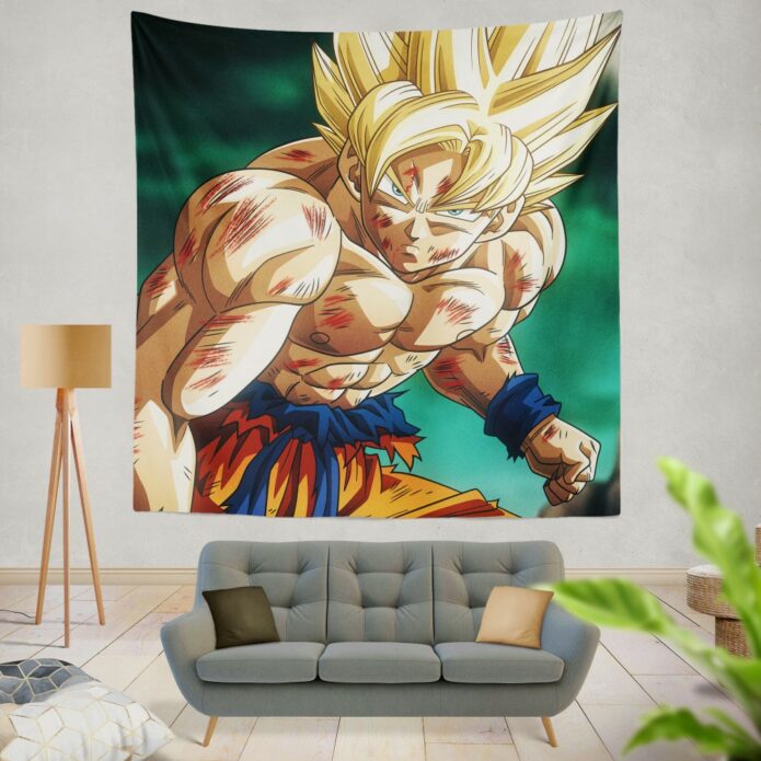 Goku Super Saiyan Dragon Ball Anime Wall Hanging Tapestry