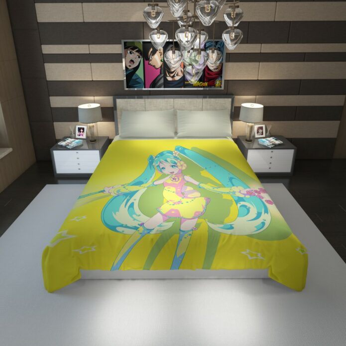 Hatsune Miku Vocaloid Japanese Anime Duvet Cover 1