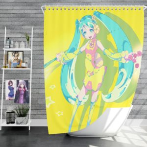 Hatsune Miku Vocaloid Japanese Anime Shower Curtain