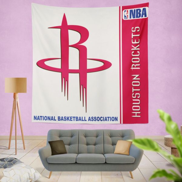 Houston Rockets NBA Basketball Bedroom Wall Hanging Tapestry
