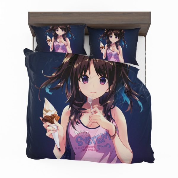 Ice Cream Desert Anime Girl Bedding Set 2