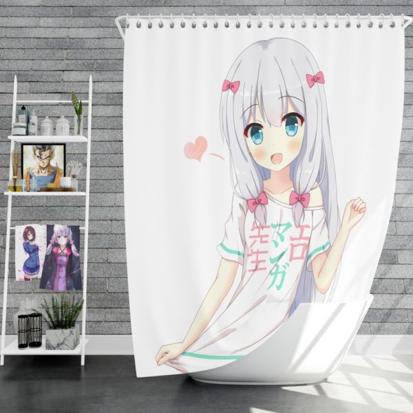 Izumi Sagiri Eromanga Sensei Shower Curtain