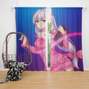 Izumi Sagiri Japanese Anime Bedroom Window Curtain