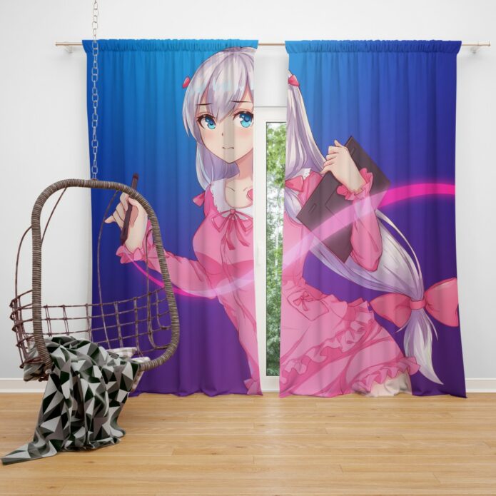 Izumi Sagiri Japanese Anime Bedroom Window Curtain
