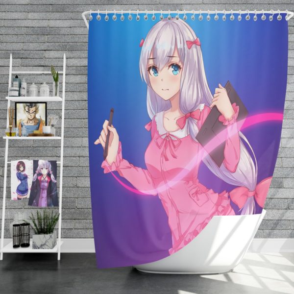 Izumi Sagiri Japanese Anime Shower Curtain