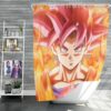 Japanes Anime Goku Shower Curtain
