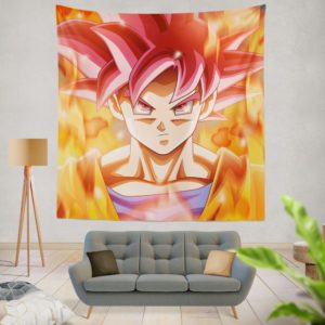 Japanes Anime Goku Wall Hanging Tapestry