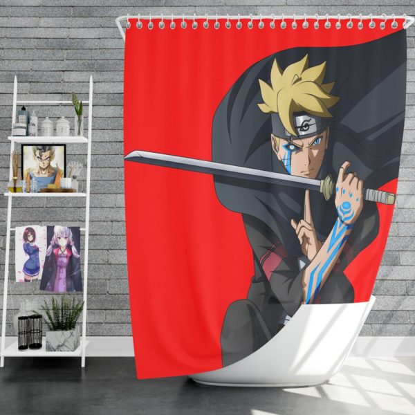 Japanese Anime Boruto Naruto Shower Curtain
