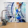Japanese Anime Girl Bedroom Window Curtain