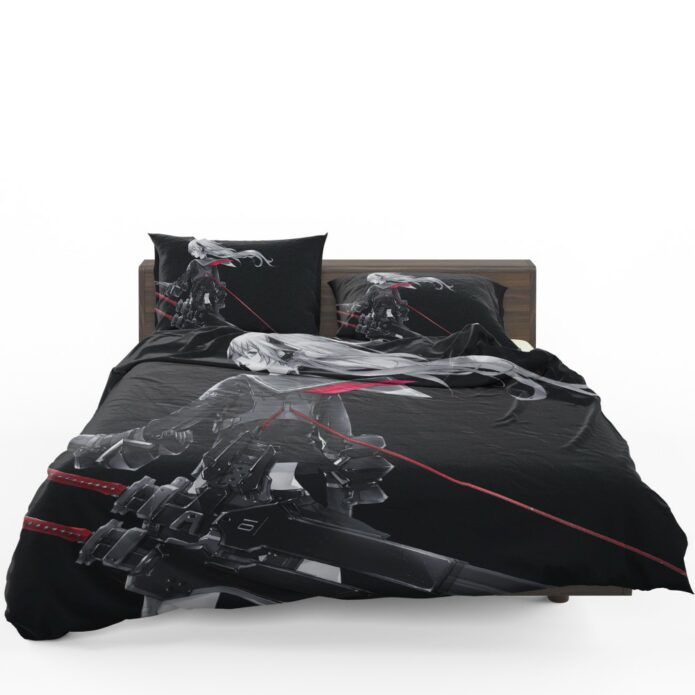 Katana Anime Girl Cute Anime Bedding Set 1