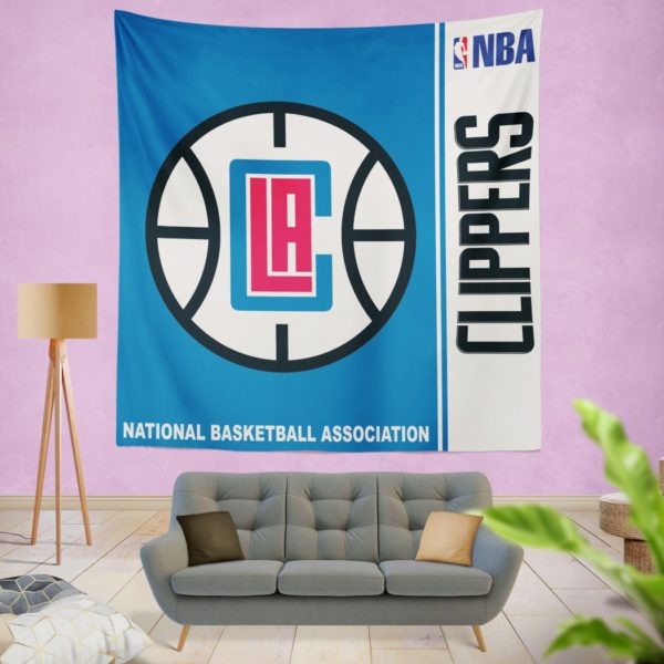 LA Clippers NBA Basketball Bedroom Wall Hanging Tapestry