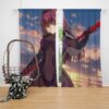 Lancer Fate Grand Order Japanese Anime Bedroom Window Curtain