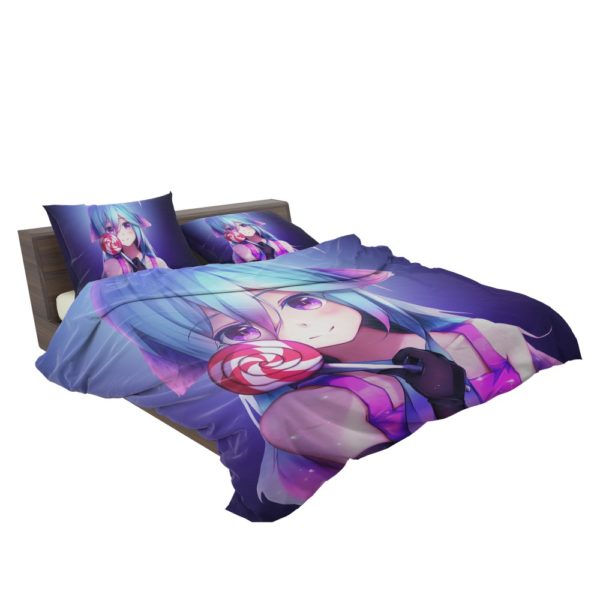 Lollipop Anime Girl Bedding Set 3