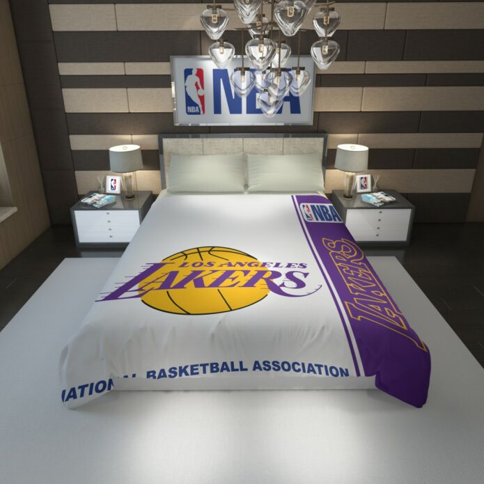 Los Angeles Lakers NBA Basketball Duvet Cover 1