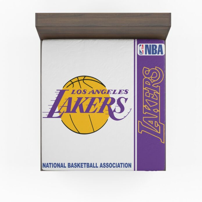 Los Angeles Lakers NBA Basketball Fitted Sheet