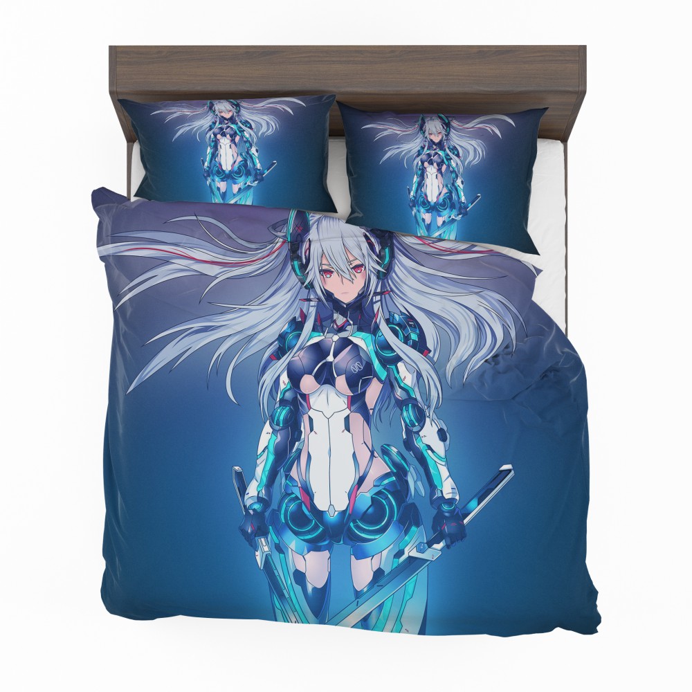 Mecha Girl Cute Anime Bedding Set Ebeddingsets