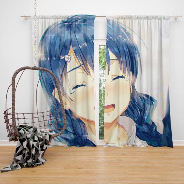 Megumi Tadokoro Anime Bedroom Window Curtain