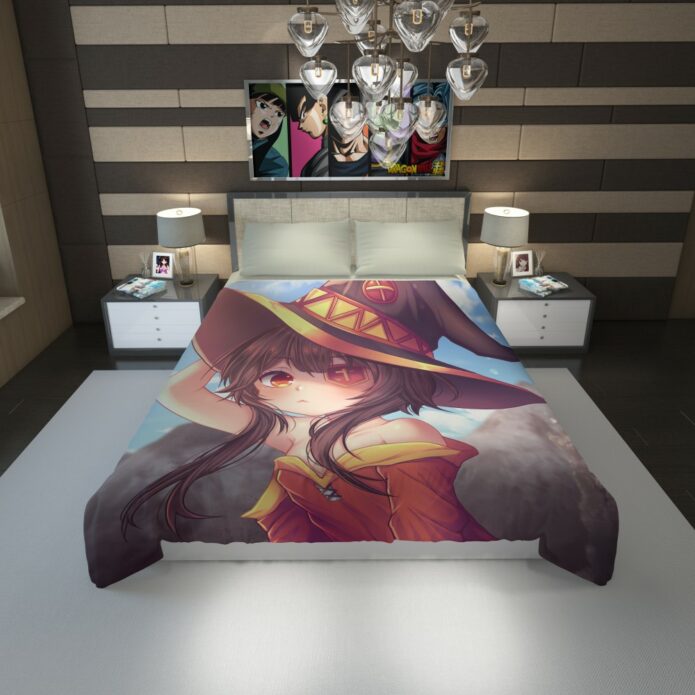 Megumin Konosuba Fairy Tail Anime Duvet Cover 1