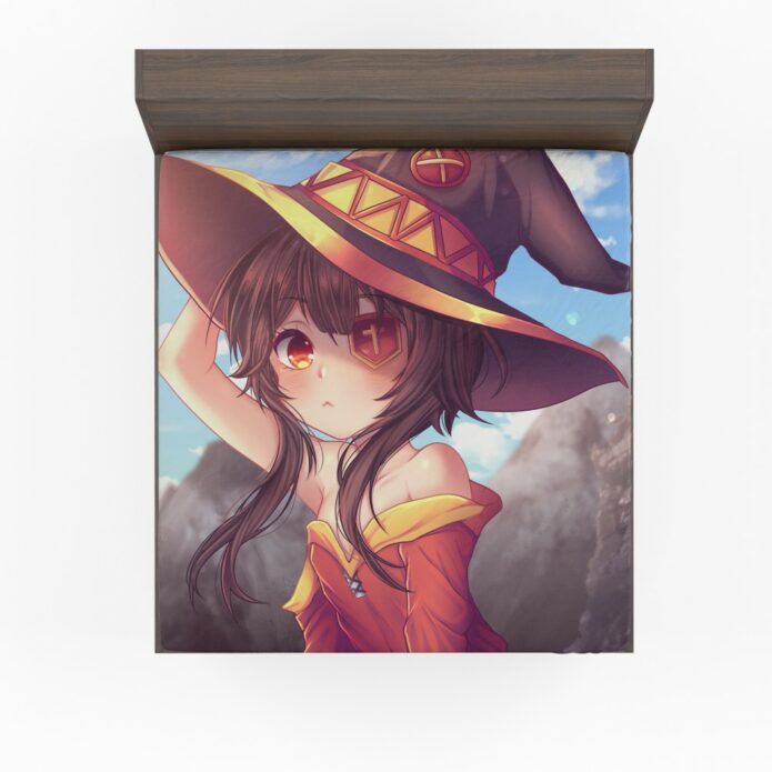 Megumin Konosuba Fairy Tail Anime Fitted Sheet