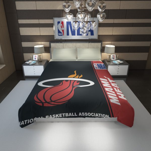 Miami Heat NBA Basketball Duvet Cover 1