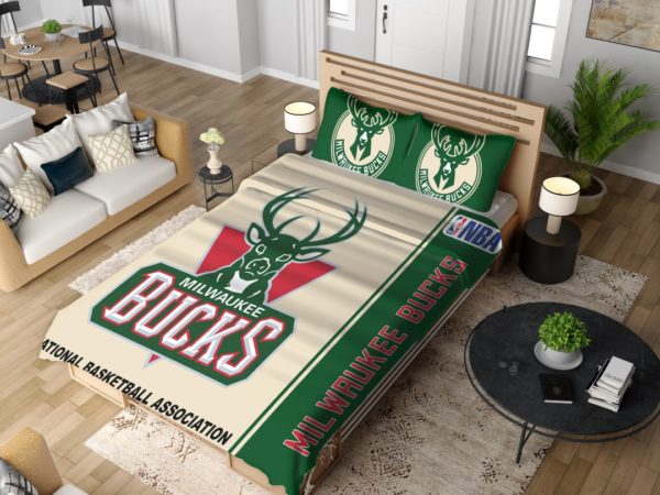 Milwaukee Bucks NBA Basketball Bedding Set 4