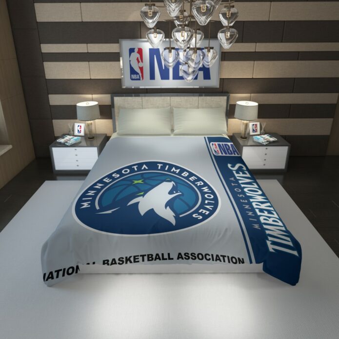 Minnesota Timberwolves NBA Basketball Duvet Cover 1