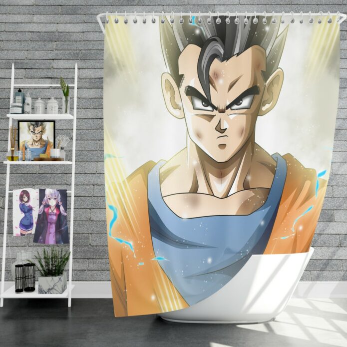 Mystic Gohan Dragon Ball Super Shower Curtain