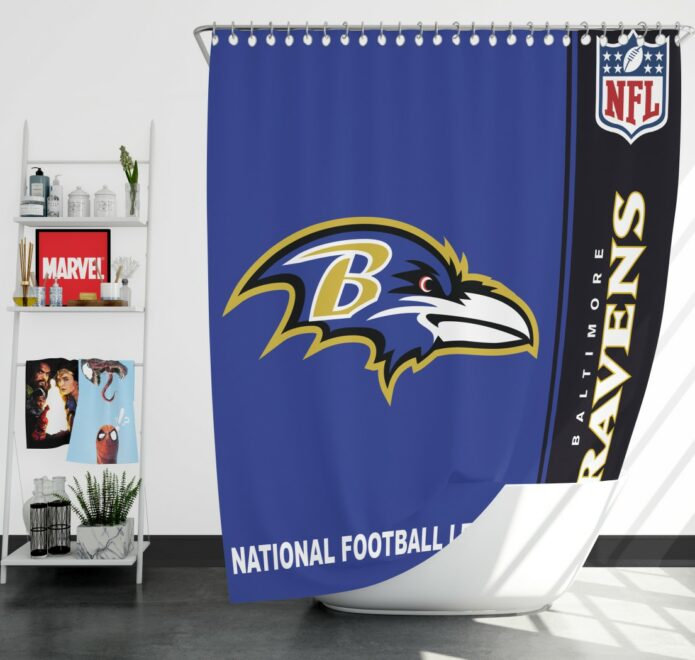 NFL Baltimore Ravens Shower Curtain