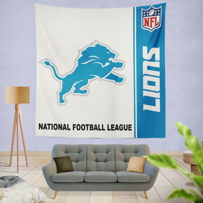 NFL Detroit Lions Wall Hanging Tapestry