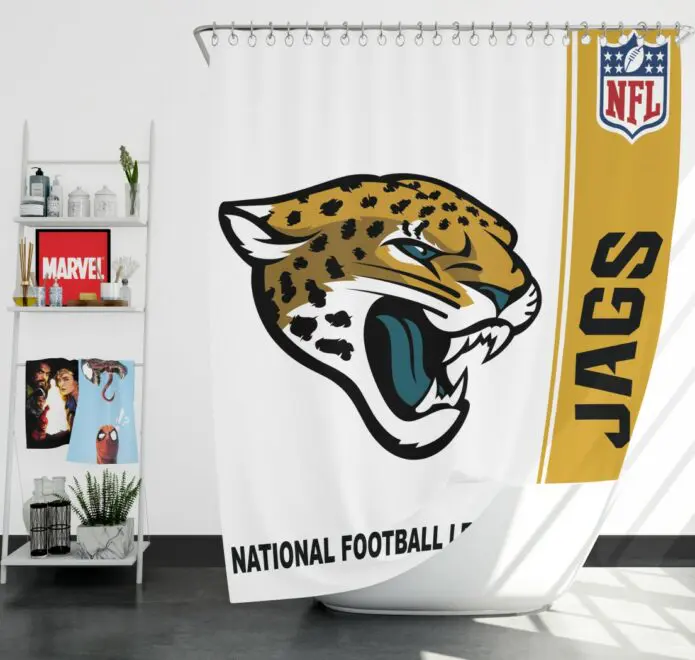 NFL Jacksonville Jaguars Shower Curtain