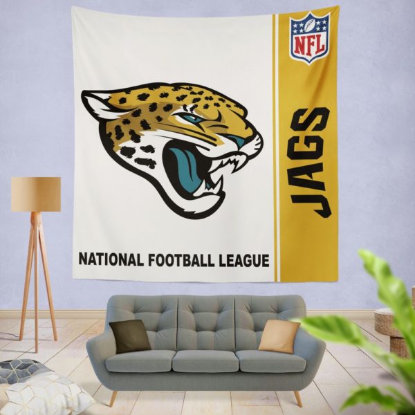 NFL Jacksonville Jaguars Wall Hanging Tapestry
