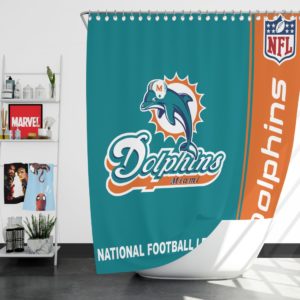 NFL Miami Dolphins Shower Curtain