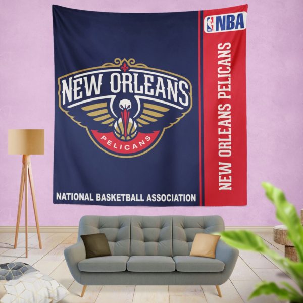 New Orleans Pelicans NBA Basketball Bedroom Wall Hanging Tapestry