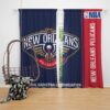 New Orleans Pelicans NBA Basketball Bedroom Window Curtain