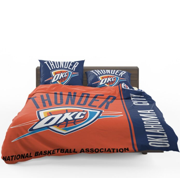 Oklahoma City Thunder NBA Basketball Bedding Set 1