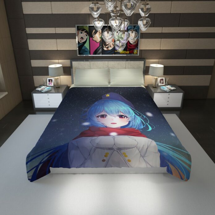 Original Anime Girl Cute Anime Duvet Cover 1