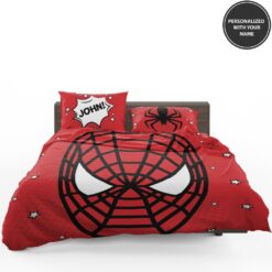 Personalized Comic Style Spider-Man Custom Bedding Set 1