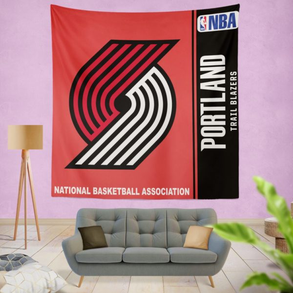 Portland Trail Blazers NBA Basketball Bedroom Wall Hanging Tapestry