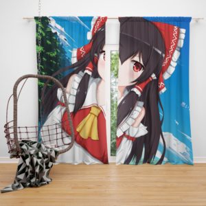 Reimu Hakurei Touhou Bedroom Window Curtain