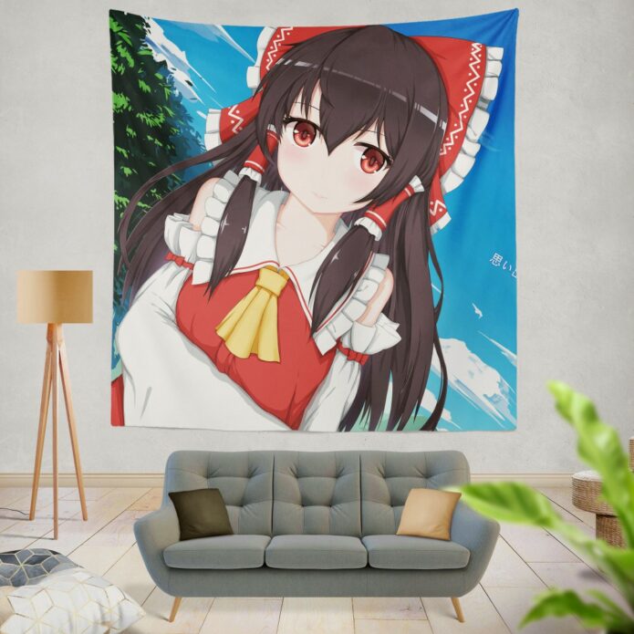 Reimu Hakurei Touhou Wall Hanging Tapestry