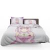 Rezero Emilia Anime Girl Japanese Bedding Set 1