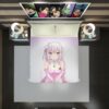 Rezero Emilia Anime Girl Japanese Duvet Cover 2